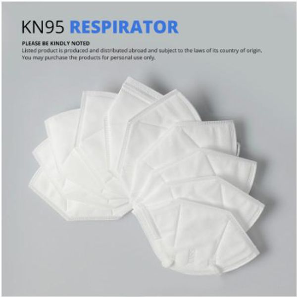 

folding ffp2 n95 masks ce fda anti dust protective pm2.5 n95 masks reusable mask kn95 face masks breather dhl ship mascarilla