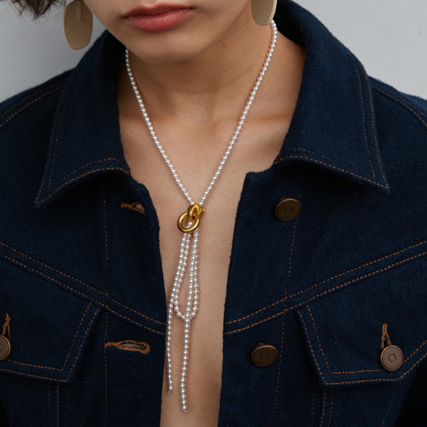

choker necklace women fashion jewelry long pearl beads necklaces girls elegant charms neck necklace cool jewellery girls gift, Silver