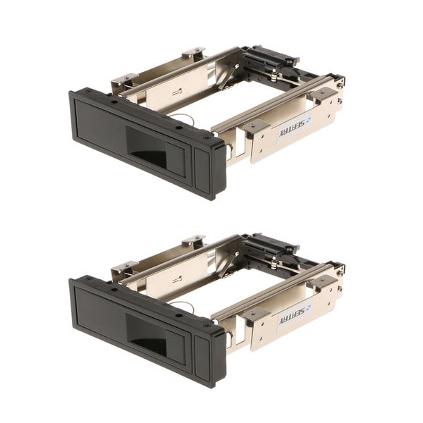 

2x 3.5 \"spare housing / sata rack compatible with 3.5\" serial ata i and serial ata ii hard drives