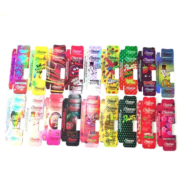 

Chronic Carts Hologram Package 19 Flavors Holographic Box Packaging Bag for Vape G5 Atomizer Cartridges Ecig DHL