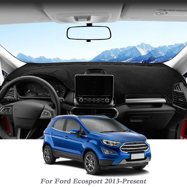 

car styling dashboard avoid light pad instrument platform cover mats rose for ecosport 2013-present lhd&rhd anti-dust