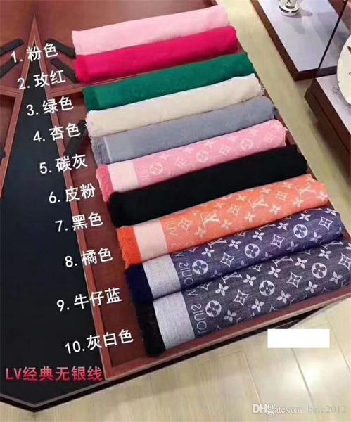 

мода женский шарф классический образец пряжи окрашенные шарф мягкий хлопок жаккард шали 140 * 140см 20 цвет оптовой, Blue;gray