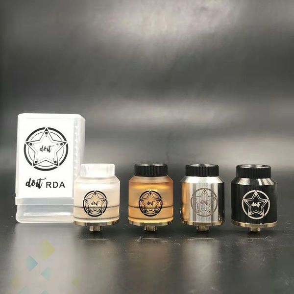 

Do it RDA Atomizer with Golden BF pin 24K Gold Plated Deck fit for squonk box mod 510 E Cigarette DHL Free