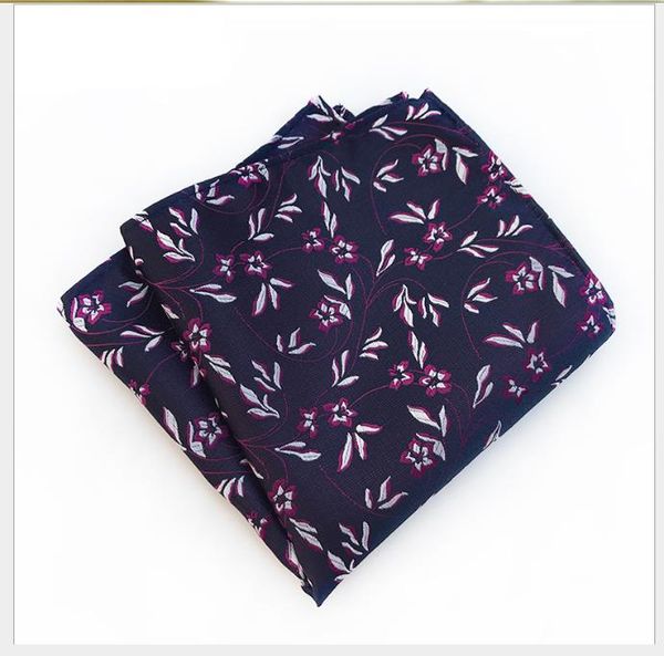 

suit pocket towel men's small towel fashionable pattern chest towel handkerchief, Blue;purple