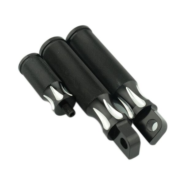 

fit for sportster 883 1200 touring dyna & softail motorcycle parts black foot rest pedal footpeg pedal shifter