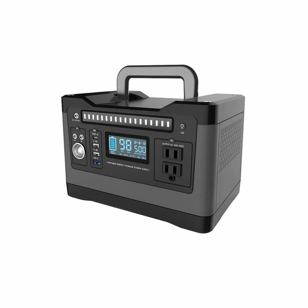 

portable charging station inverter power solar generator 540wh 1000w
