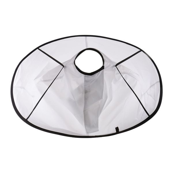 

режущий белый bib зонт волос cape barber styling водонепроницаемый плащ ткань