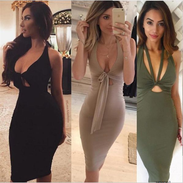 

womens designer solid color banquet v-neck long sleeve hip split dress eoirh, Black;gray