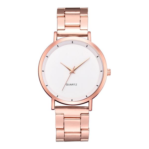 

2019 temperament fashion steel belt ladies diamond men and women gift quartz watch women's watches reloj mujer #30, Slivery;brown