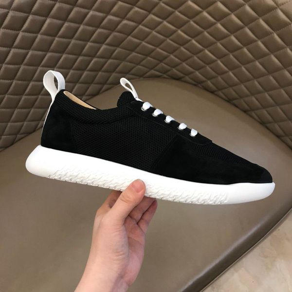 

2020 new designer shoes sorrento sneaker knit casual trainers men fabric stretch jersey slip-on sneakers rubber breathable casual shoes r43, Black