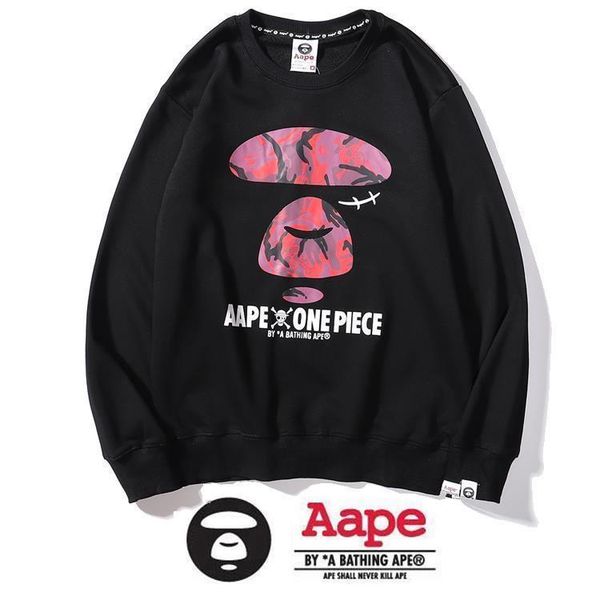 

aape hoodie hip hop aape designer hoodie sweatshirt men women black mens designer hoodies size m-xxl
