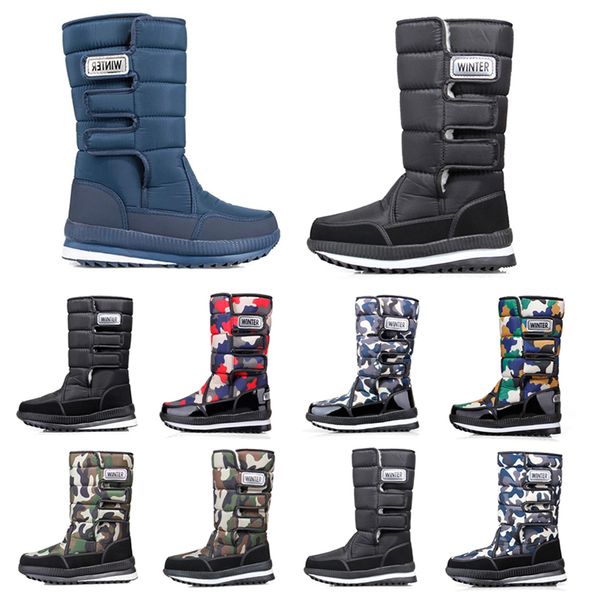 

2020 luxury designer women men boots over the knee thigh high mens snow winter boots waterproof platform booties 36-45 item 10
