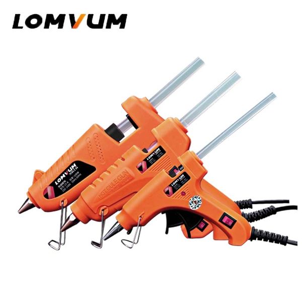 

lomvum 30w melt glue gun with glue sticks melt gun thermo electric heat tool repair tool heat mini eu