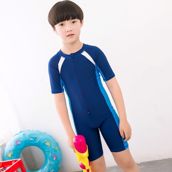 

children boys girls swimwear one piece wetsuit bathing suits kids beach wear diving swimming suit sportswear accessories