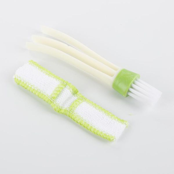 

car cleaning brush double slider car air-conditioner outlet window cleaning tool accessories interior multi-purpose brush