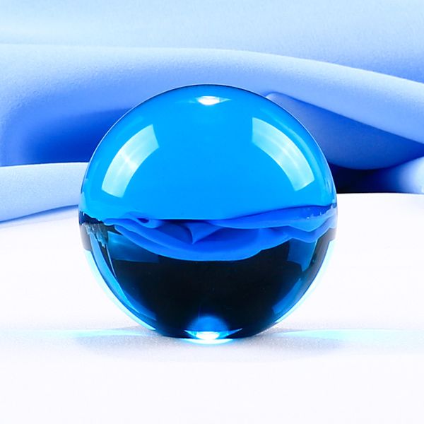 

1 piece 9 color crystal ball globe various glass ball globe home decoration feng shui crafts for gifts home decoration