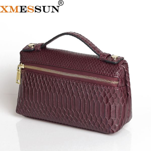 

xmessun fashion embossed python leather bag pouch big cow leather clutch bag luxury designer handbag purse trendy 2019 new