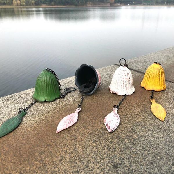 

4 pieces outdoor retro metal wind chimes, japanese wind chimes garden decor