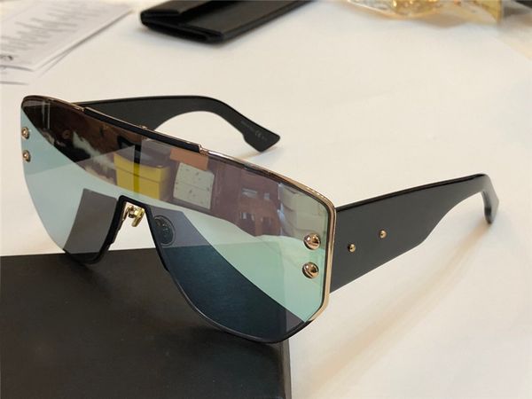 

cool men gold black shield mirror sunglasses sun glasses fashion designer sunglasses shades new with box, White;black