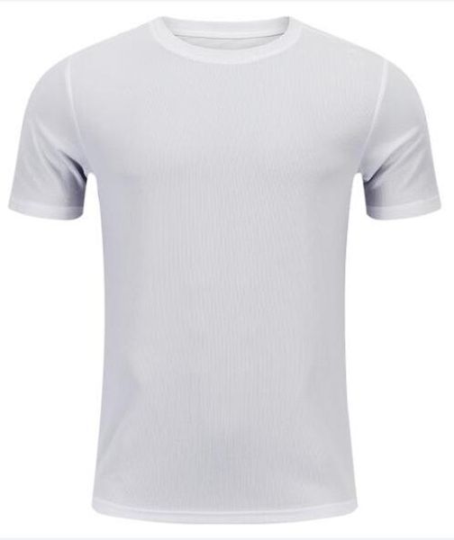 

2019 men's tight clothes running short-sleeved quick-drying t-shirt 2208, Black;blue