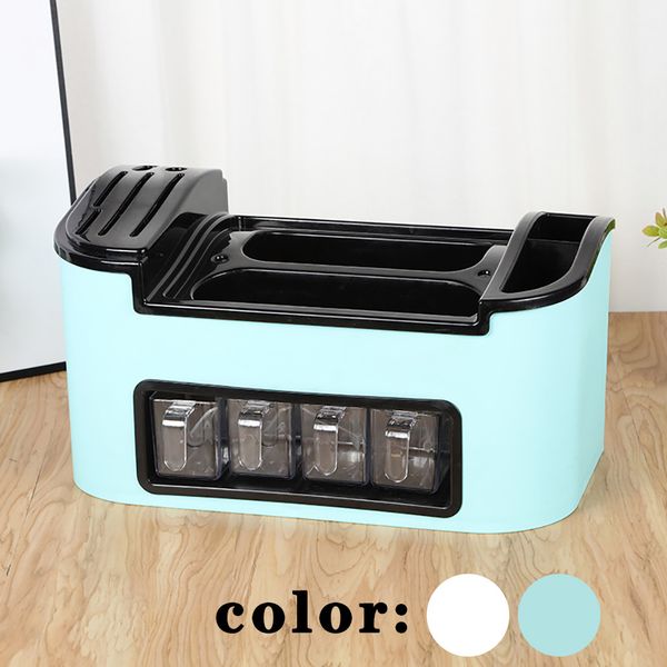 

multi-function kitchen storage rack organizer spice home seasoning box tools