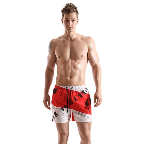 

quick dry swimming board surf shorts mens swimwear bikini man swimsuit swim trunks summer bathing beach wear boxer jogger
