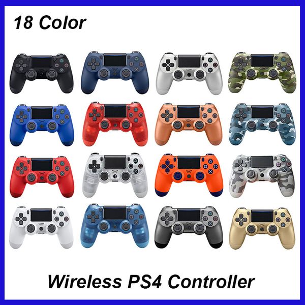 

Shock 4 wirele controller gamepad for p 4 joy tick with retail package logo game controller dhl hipping