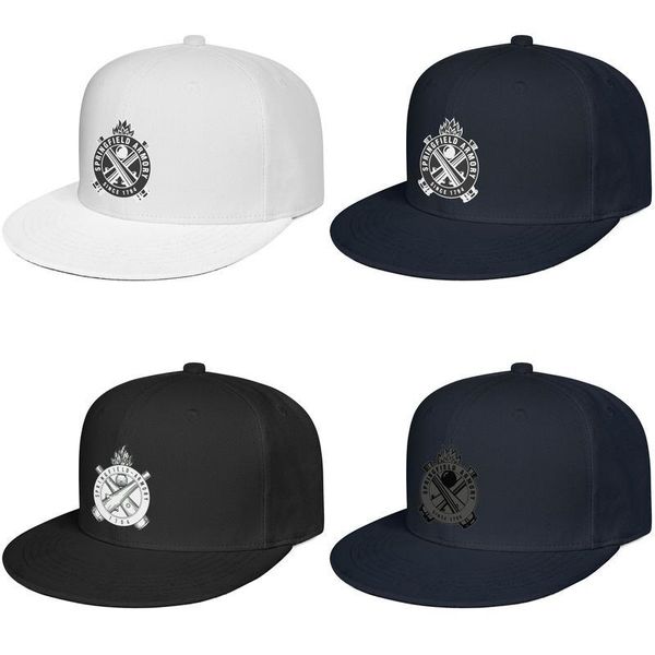 

спрингфилд оружейной мужская и женская повернет вспять baseballcap симпатичные бедра hopflat brimhats символ логотип патч, Blue;gray