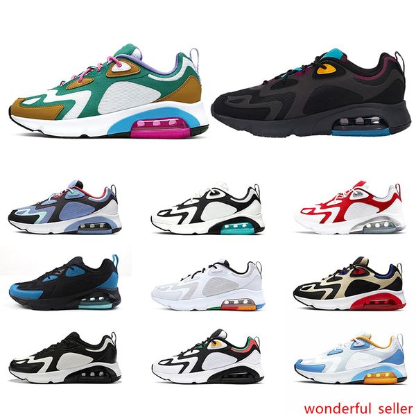 

200 designer men women running shoes chaussures bordeaux 200s platform mystic green south beach university red mens trainers sneakers 36-45