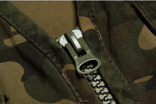 

new multi pocket camouflage vest men casual cotton waistcoat cargo sleeveless jacket camo vests v neck leisure vest coats j2881, Black;white
