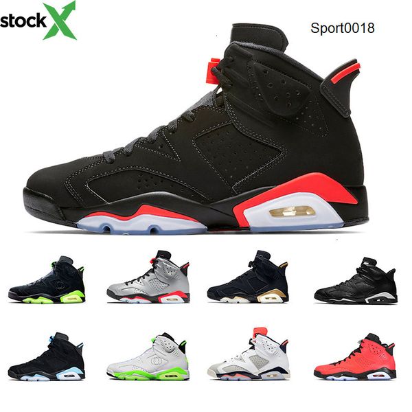

6s original men jordon basketball shoes 2019 new black infrared dmp unc toro breathe 6 sports sneakers mens trainers size 7-13
