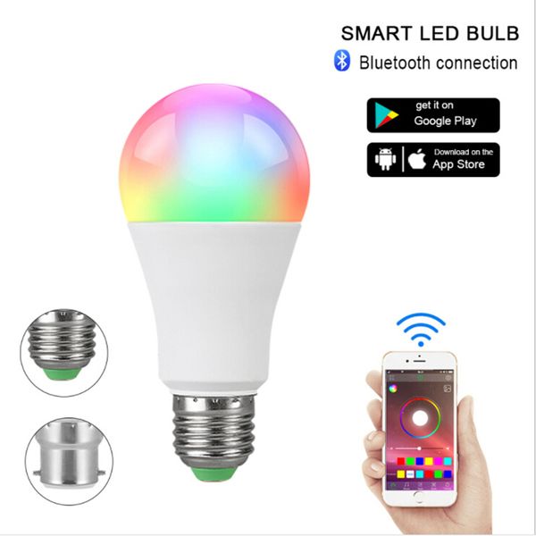 

режимы затемнения led e27 беспроводная связь bluetooth смарт лампа 15w 85-265 b22 rgbw светодиодные лампы music control 20 нанести на ios