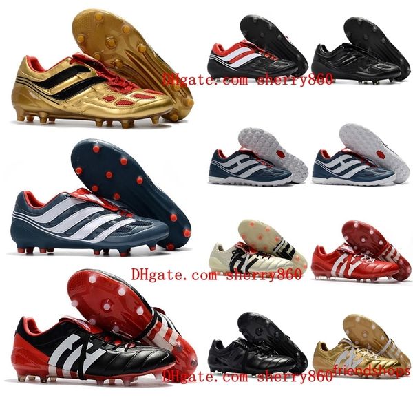 

mens soccer cleats predator precision tf ic turf football boots predator mania champagne fg indoor soccer shoes hot