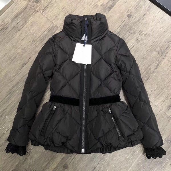 

women winter jacket ladies duck down inside warm coat femme long coat quality very good, Black