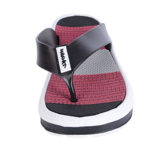 

men flip flops summer beach slipper shoes mixed color slippers zapatos hombre shoe size 36-41 casual shoes, Black