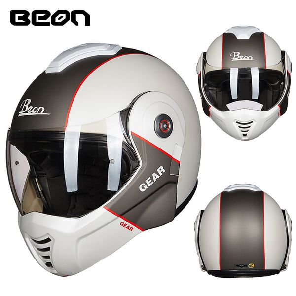 

beon b-702 new flip-up motorcycle helmet modular open full face helmet moto casque casco motocicleta capacete helmets ece