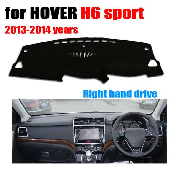 

car dashboard covers mat for hover h6 sport 2013-2014 years right hand drive dashmat pad dash cover auto dashboard accessories