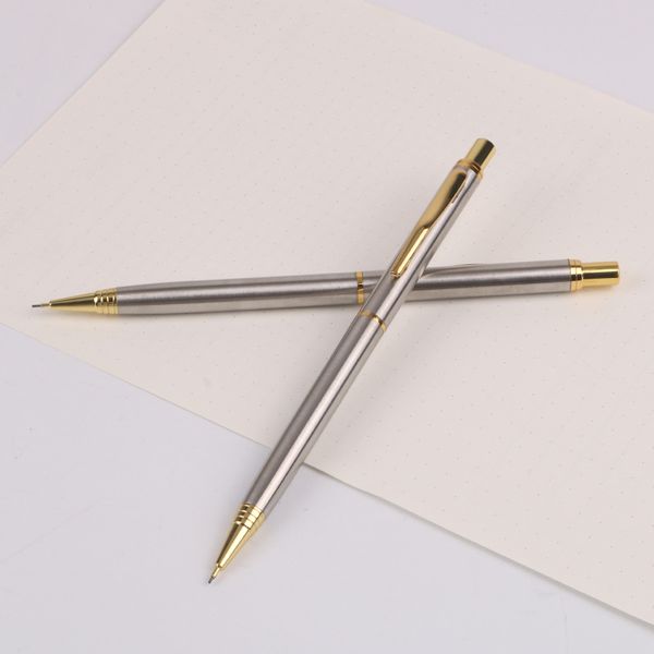 

press the metal 0.5mm pencil for student's mobile pencil, Blue;orange