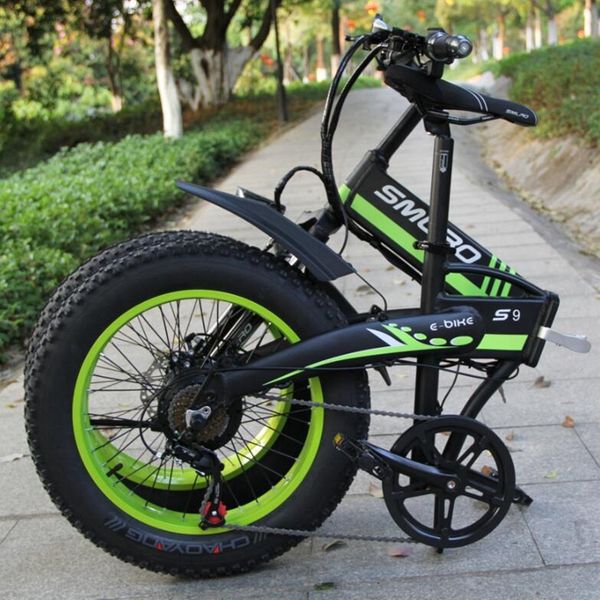 

s9f electric bike/ electric bicycle 48v 10ah 350w fat tires e-bike, Silver;blue