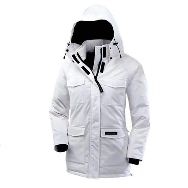 

мода классический бренд женщины вниз констебль parka толстый теплый и ветрозащитный водонепроницаемый длинный участок тонкий сплошной цвет в, Black