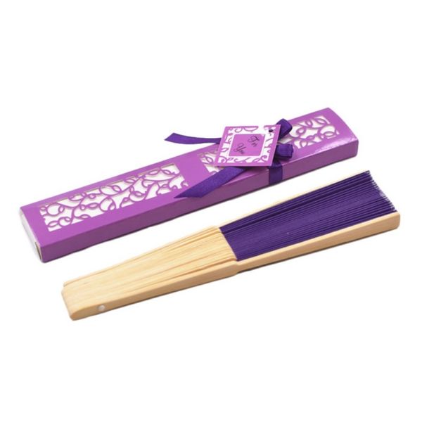 

wedding wedding gift folding fan solid color silk fan household items wedding elegant silk fan other home decor