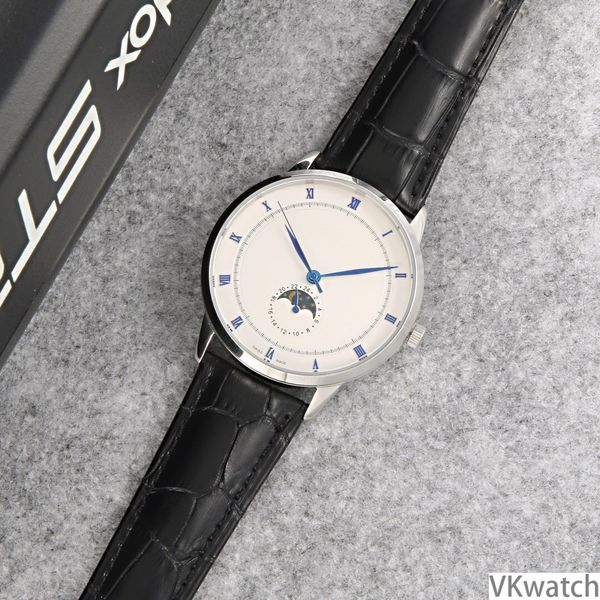 

2019 man belt wrist watch business affairs leisure time fully automatic mechanics wrist watch, Slivery;brown