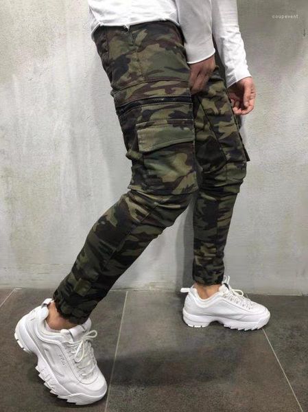 

pencil pants spring autumn pants designer jogger trouser mens camouflage, Black