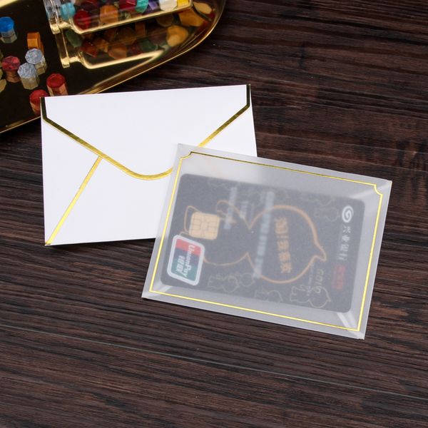 

10pcs/set transparent paper envelope stamping print thicken paper envelope for wedding letter invitation scrapbooking gift