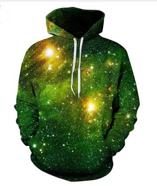

fashion 3d printed space galaxy men women pullover hoodies street wear casual hip hop pockets sweatshirt clothing zgxl089, Black