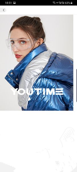 

new super - knee glossy women's down jacket, Black