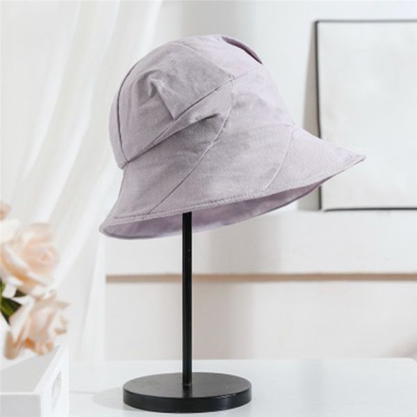 

2019 ladies outdoor uv protection hat summer seaside beach big side bucket hats ladies vacation folding cap for women, Blue;gray