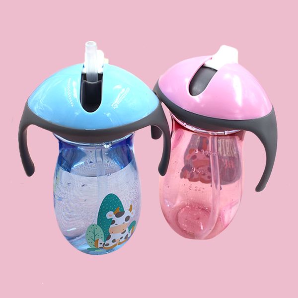 

русалка принцесса творческий грибовидная головка дети солома сиппи чашка с ручкой детская питьевая чашка ребенок с соломой