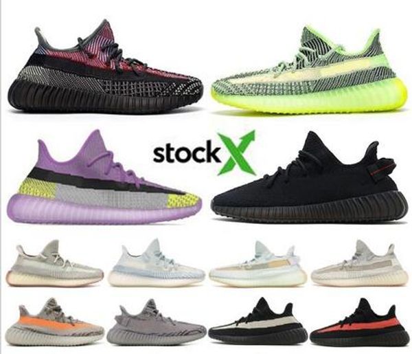 

с коробкой kanye west yecheil yeshaya светоотражающая черная статическая глина gid синий оттенок зебра кремовый белый кроссовки мужские женс