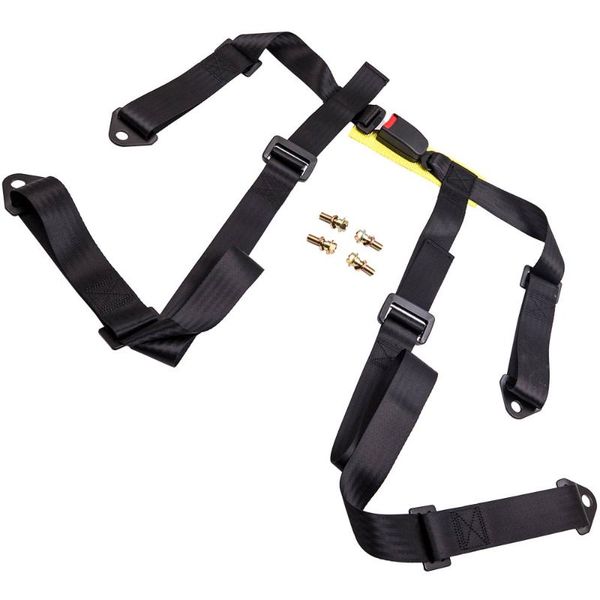 

2pcs 4-поинт регулируемая спортивные сиденья ремни безопасности harness погоны